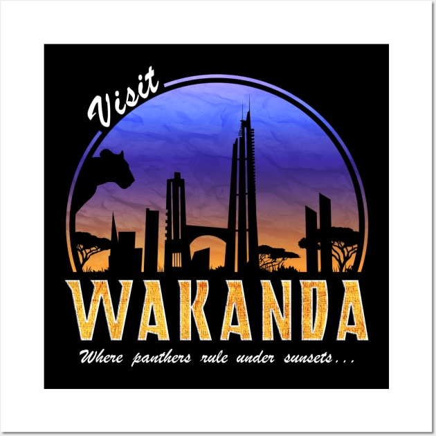 Visit Wakanda Wall Art by Apgar Arts